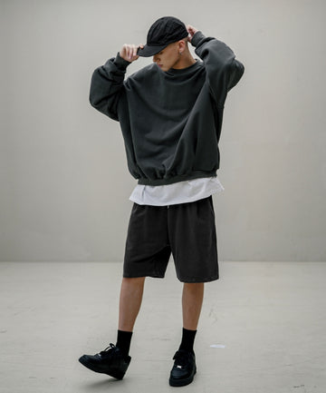 2ez Dart Crop Sweatshirt